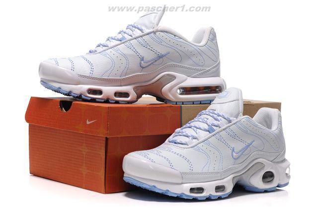 nike tn requin femme blanche